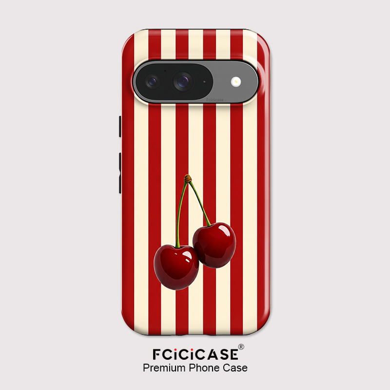 Fcicicase Kiraz Şerit Desenli  - Google Pixel 9 incelemesi ve fiyatı